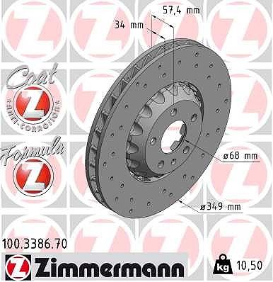 Zimmermann bremsscheibe - zimmermann,
