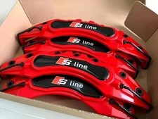 4x Rot Bremssattelbezüge